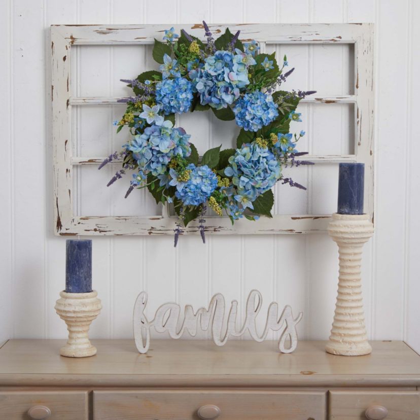 24-Inch Hydrangea Wreath