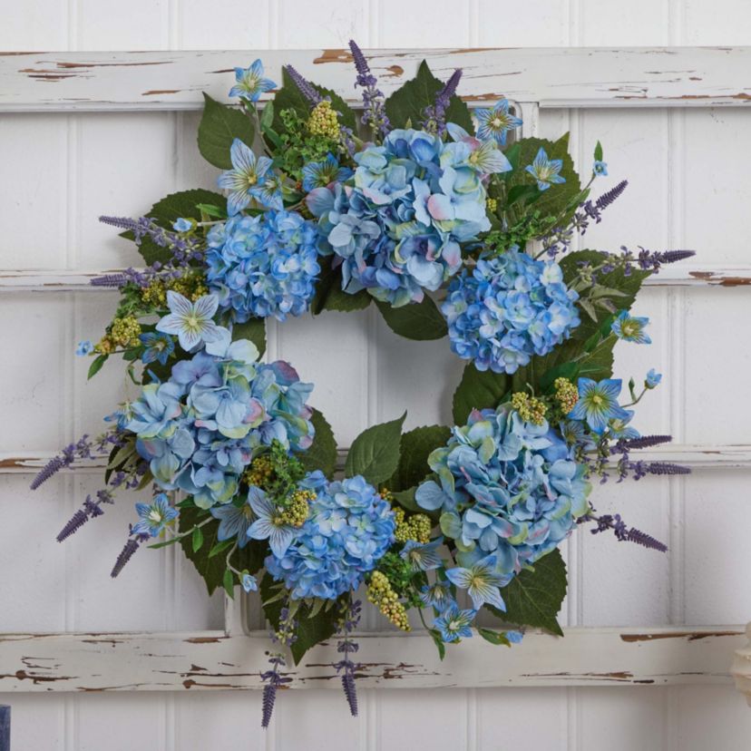 24-Inch Hydrangea Wreath
