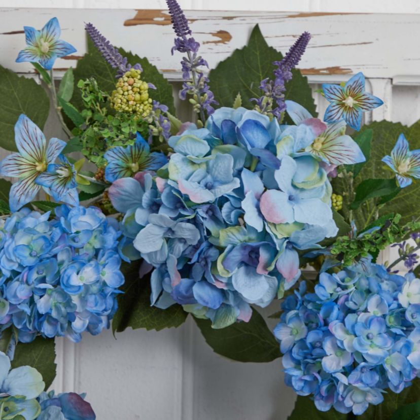 24-Inch Hydrangea Wreath