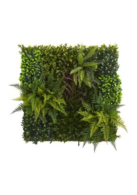 Nearly Natural Living Wall Indoor/Outdoor, Green
