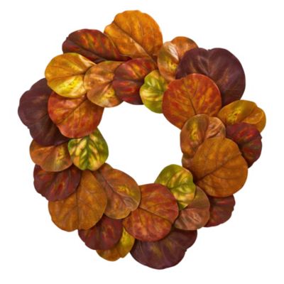 29-Inch Fiddle Leaf Artificial Wreath