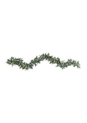 6.5 Foot Olive Artificial Garland