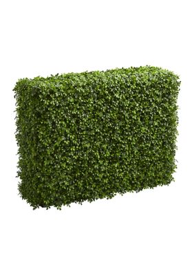 Nearly Natural Boxwood Hedge Indoor/Outdoor, Green