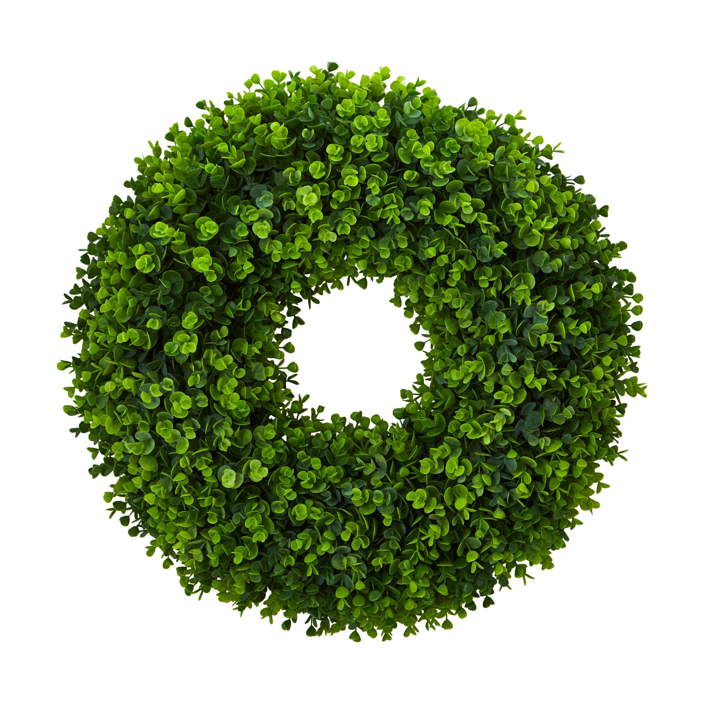 25-Inch Eucalyptus Artificial Wreath