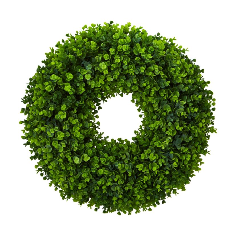 25-Inch Eucalyptus Artificial Wreath