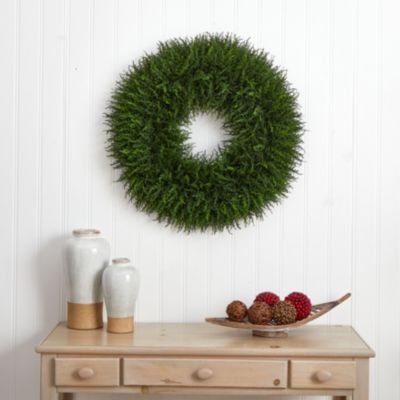 32-Inch Giant Cedar Artificial Wreath