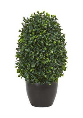 Nearly Natural Boxwood Topiary Plant Indoor/Outdoor