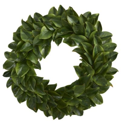 30-Inch Magnolia Artificial Wreath