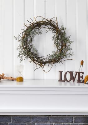 Frosted Twig Wreath