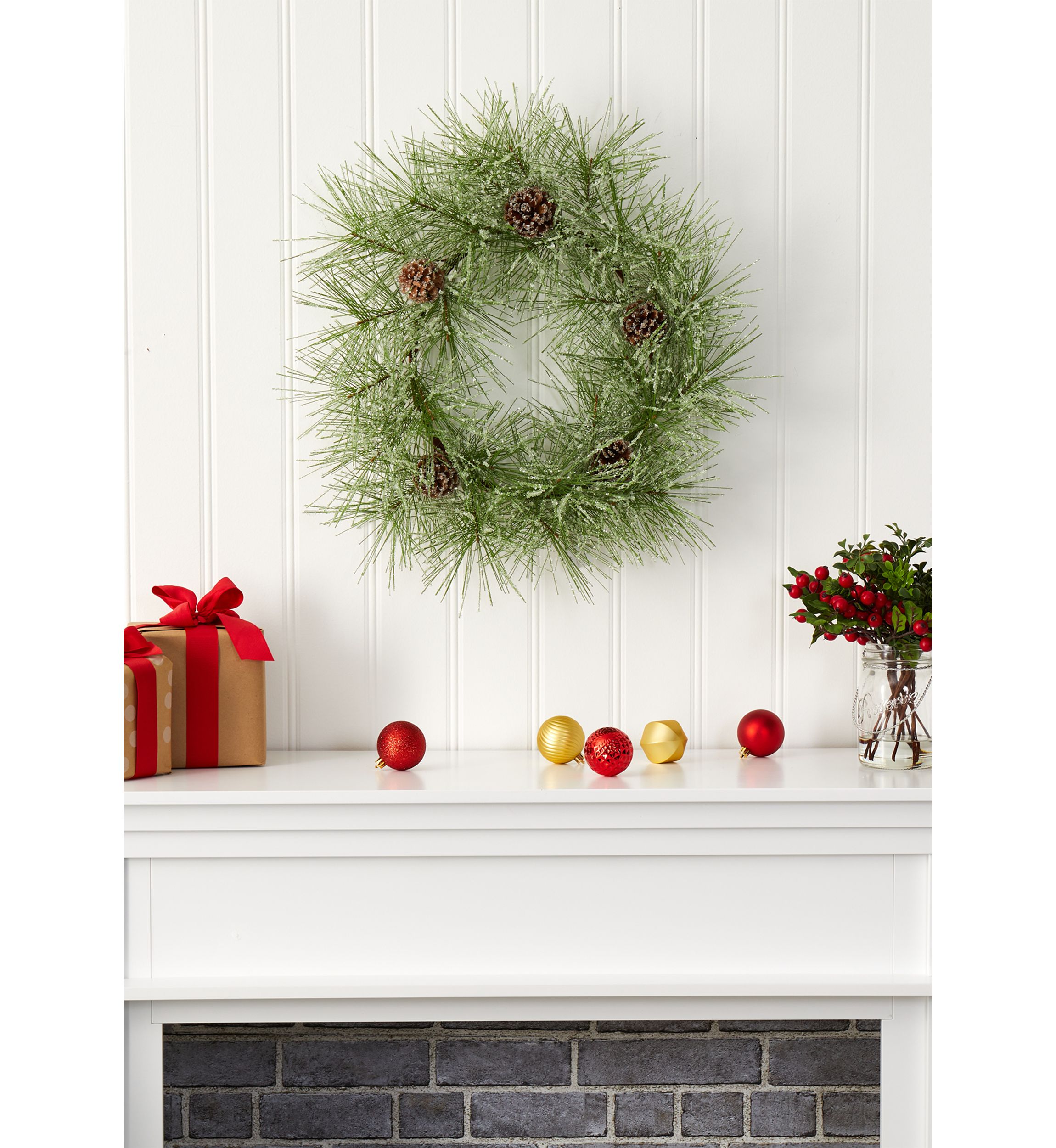 Iced Pine Wreath