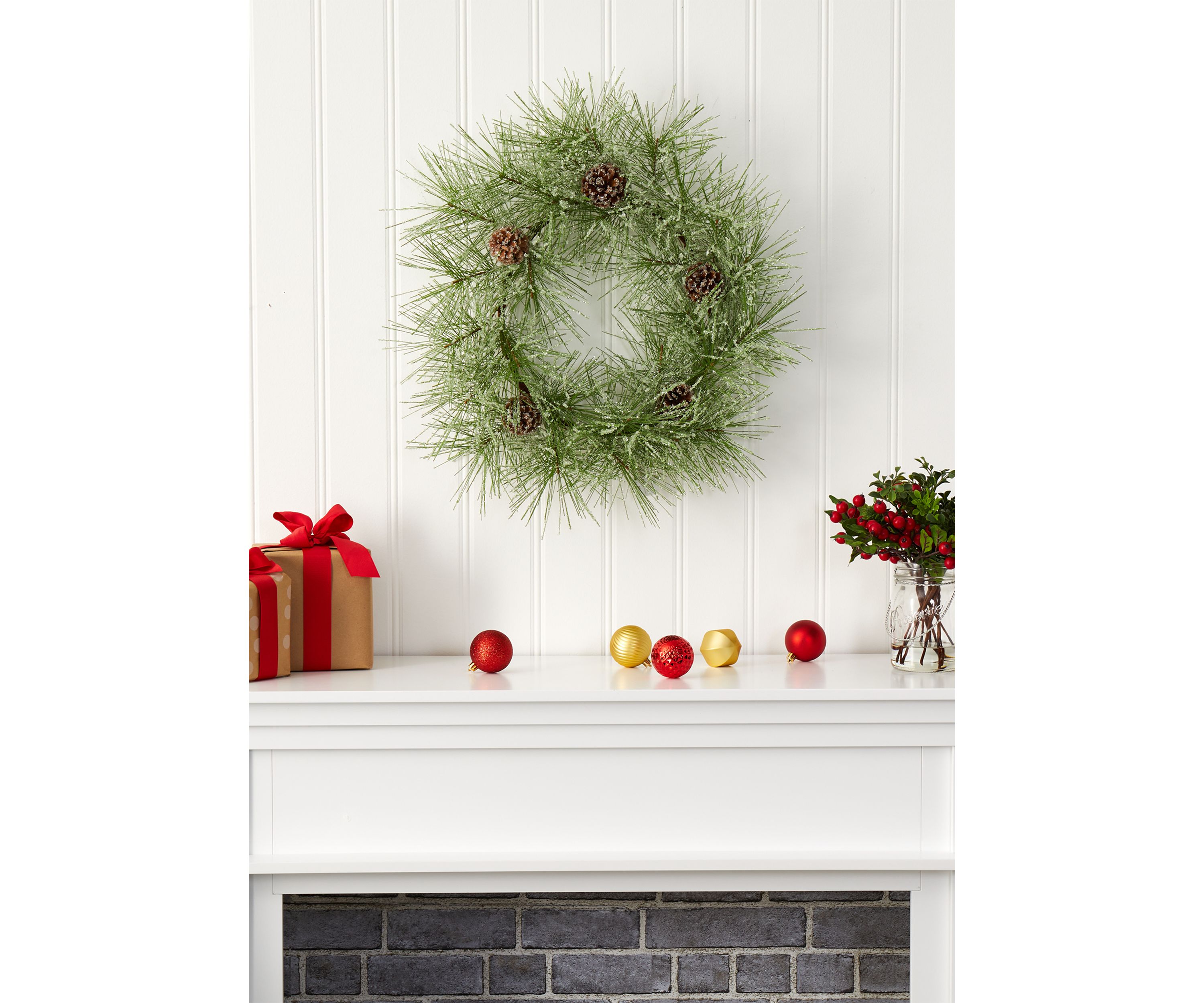 Iced Pine Wreath