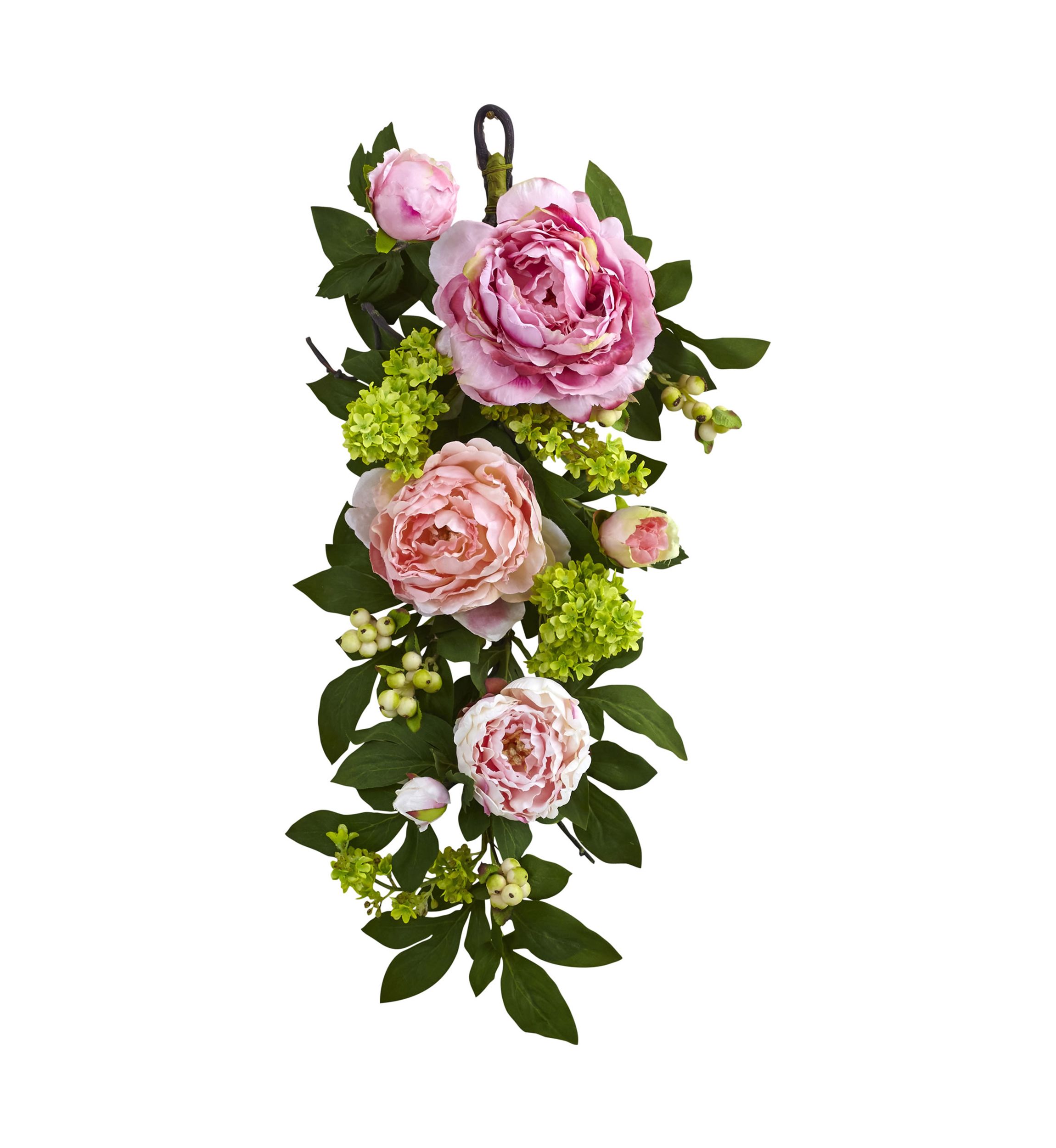 Assorted Peony and Hydrangea Teardrop