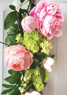 Assorted Peony and Hydrangea Teardrop