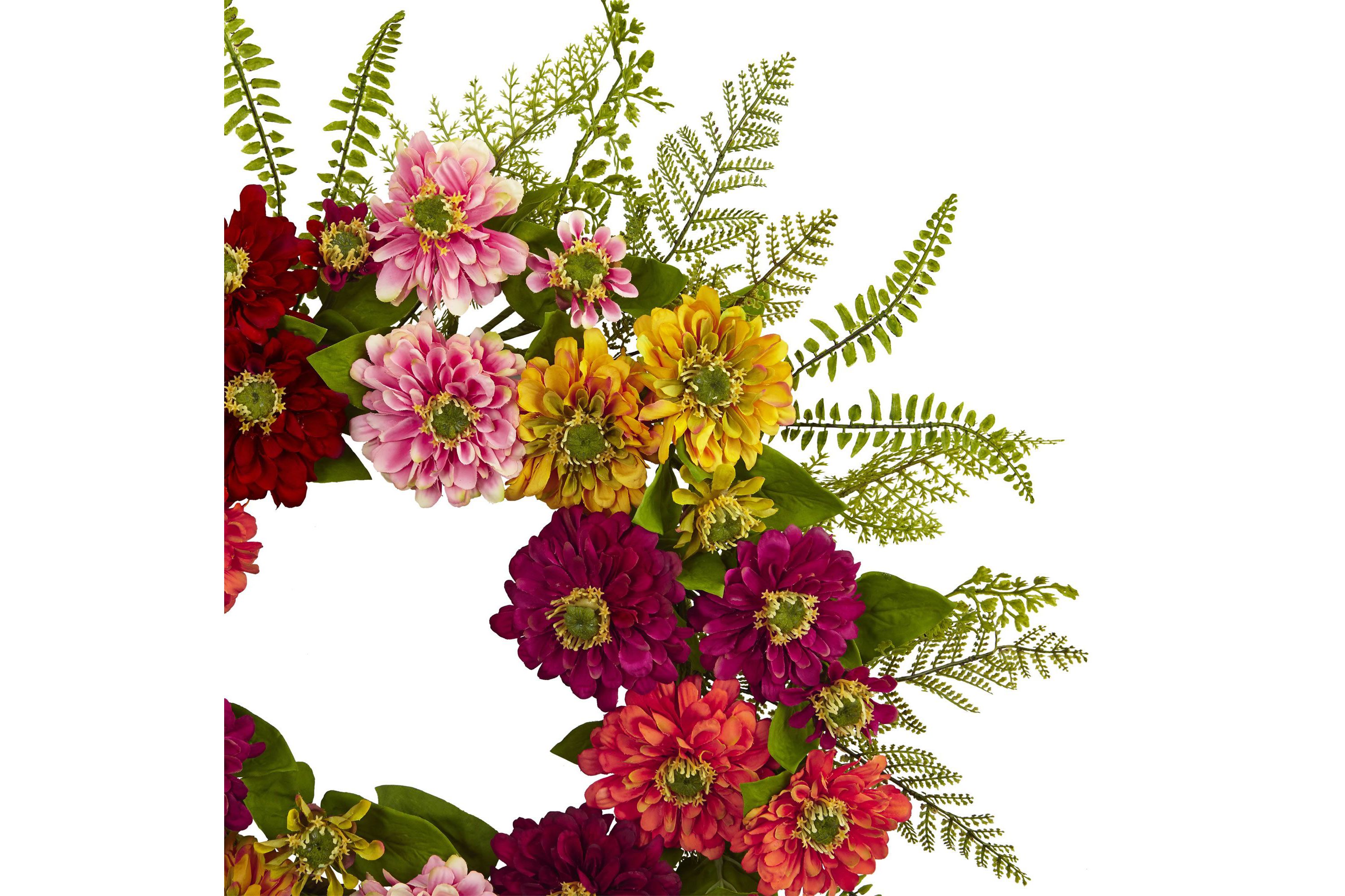 Mixed Flower Wreath