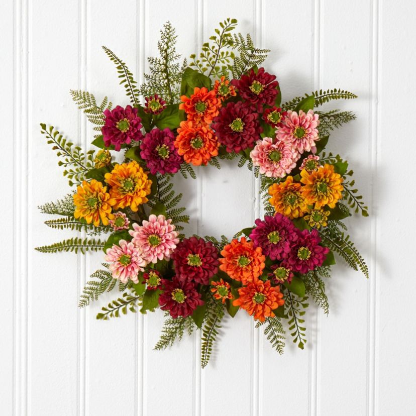 Mixed Flower Wreath