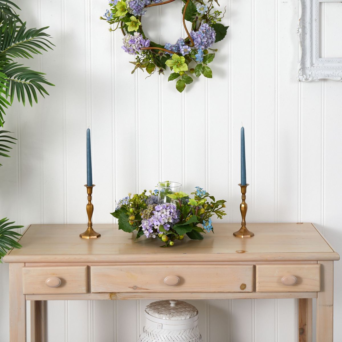 Hydrangea Candelabrum Centerpiece
