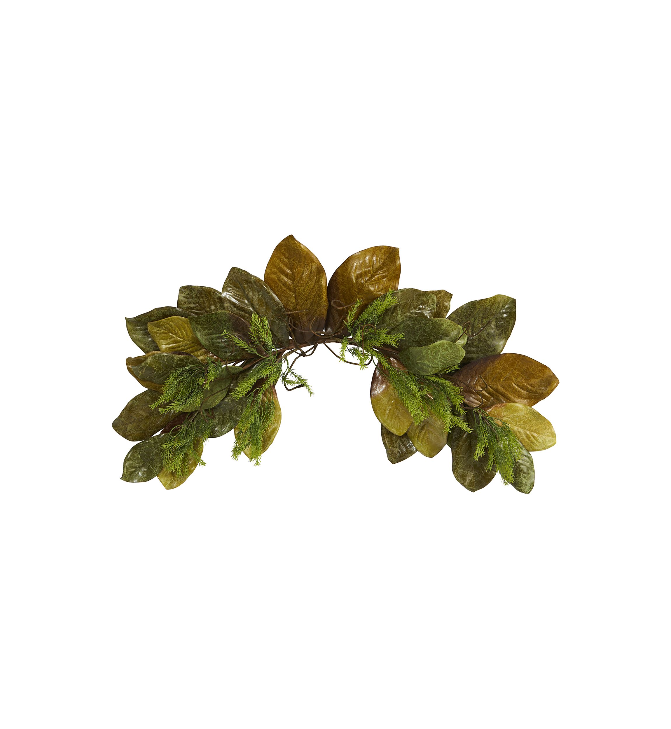 Fall Magnolia Artificial Swag