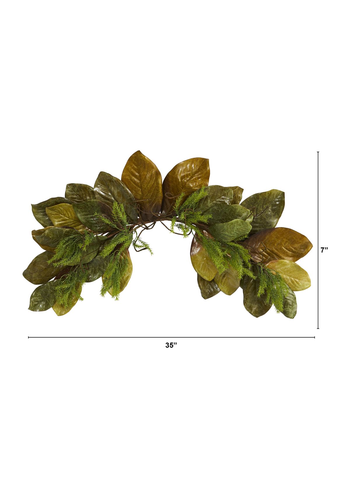 Fall Magnolia Artificial Swag