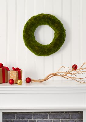 Nearly Natural Moss Wreath