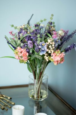 Lavender and Hydrangea Silk Flower Arrangement