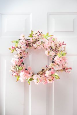 24-Inch Cherry Blossom Wreath