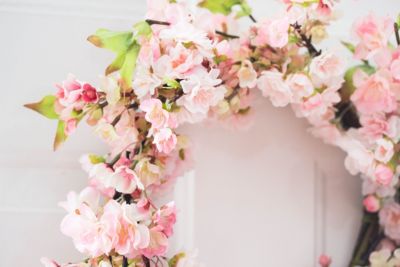 24-Inch Cherry Blossom Wreath
