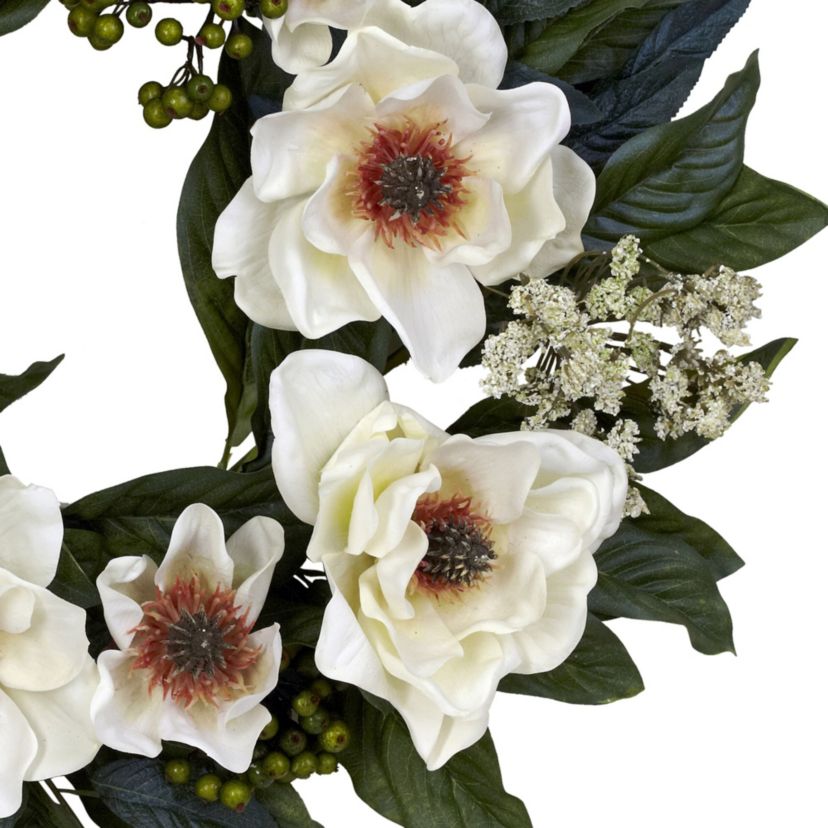 22" Magnolia Wreath