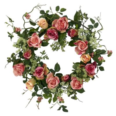 20-Inch Rose Wreath