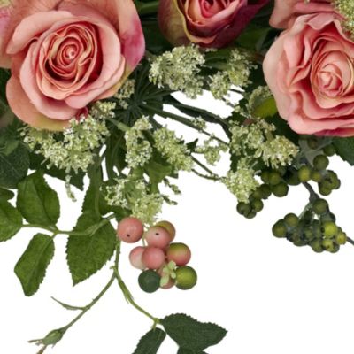 20-Inch Rose Wreath