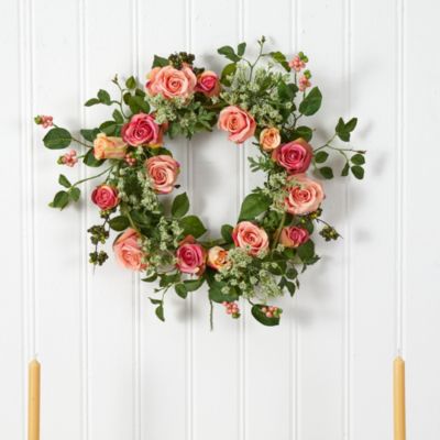 20-Inch Rose Wreath