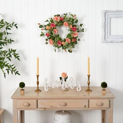 20-Inch Rose Wreath