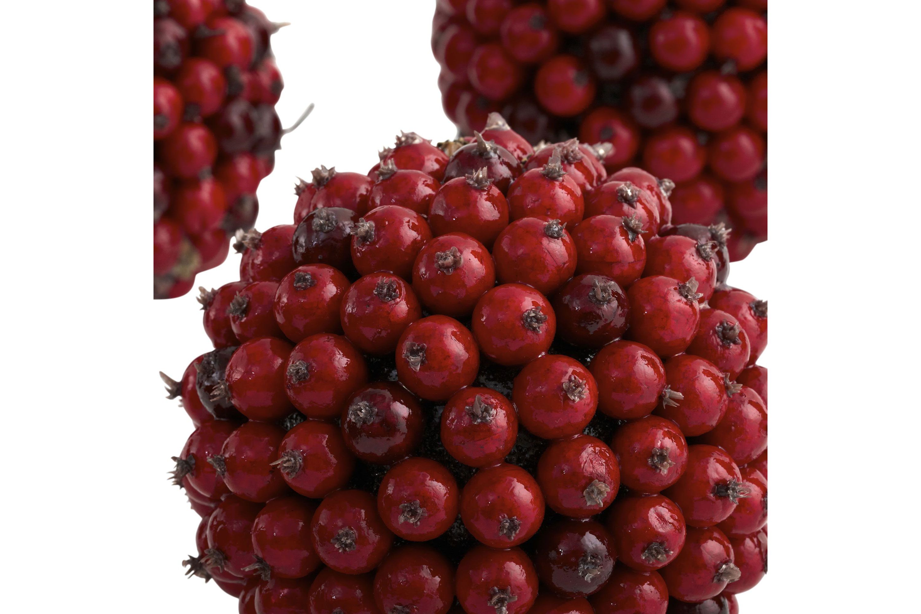 5" Red Berry Balls - Set of 6