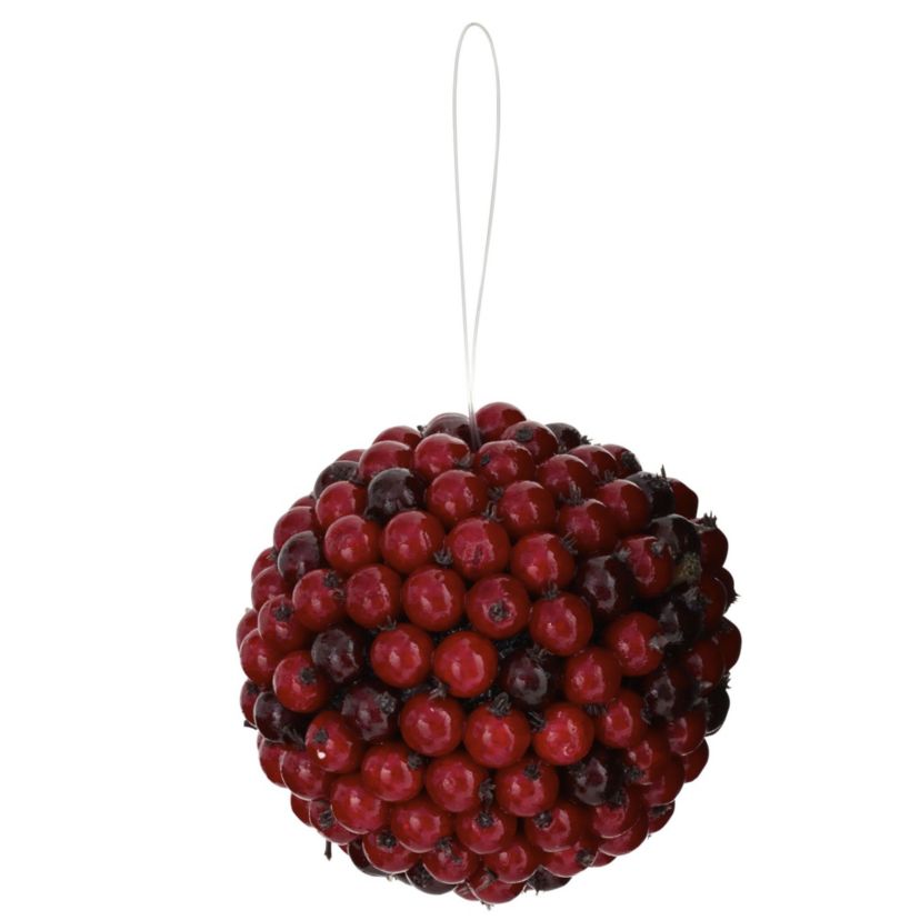 5" Red Berry Balls - Set of 6
