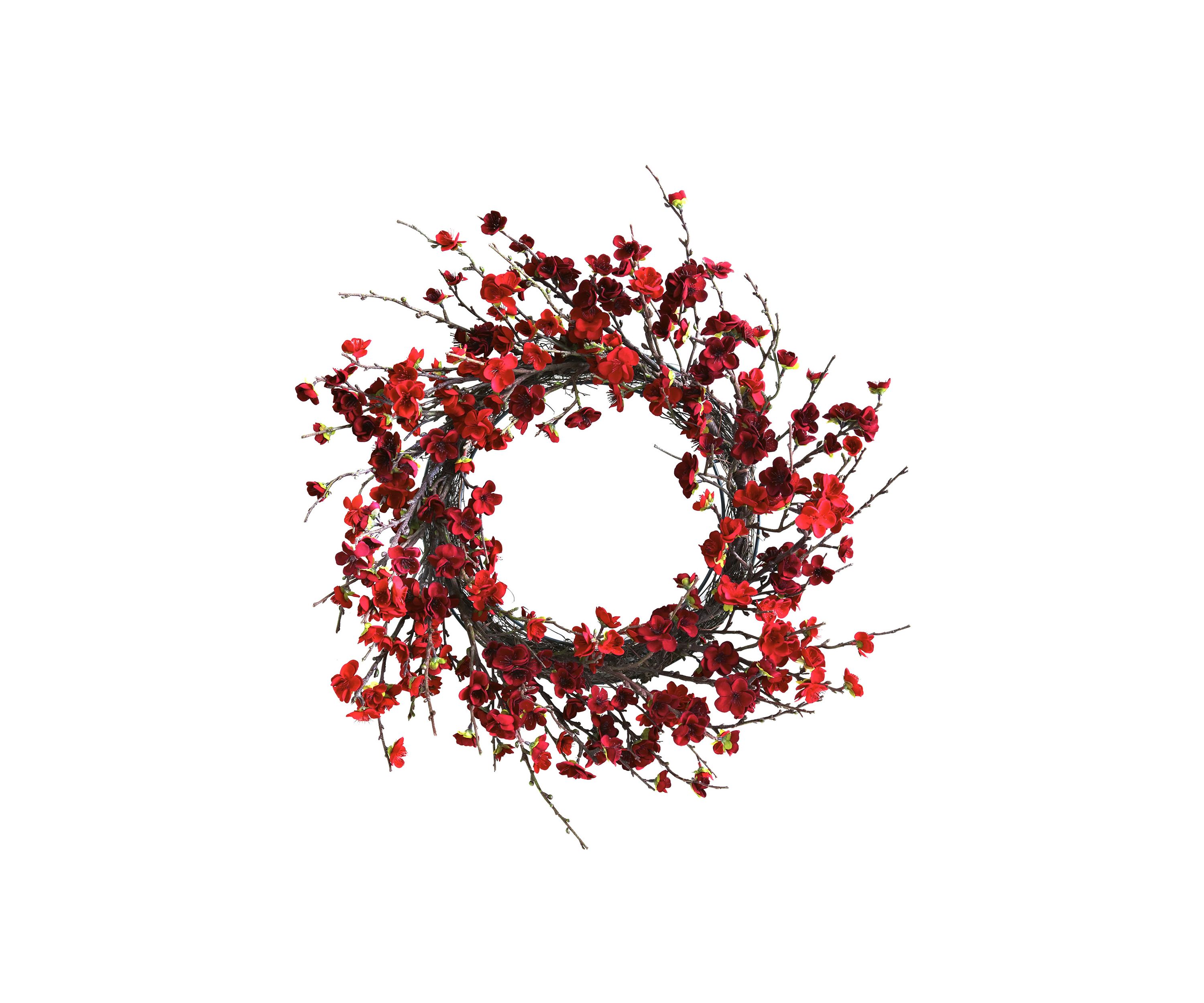 24 in Plum Blossom Wreath