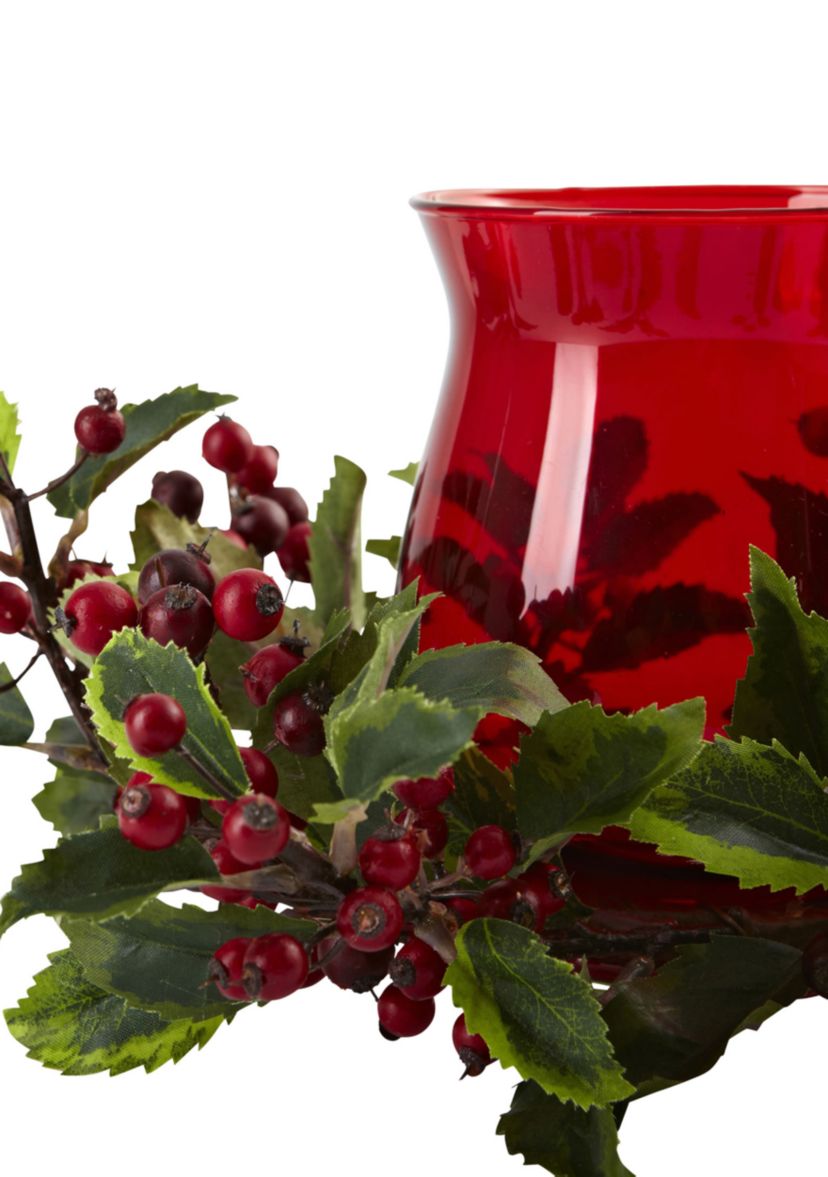 Holly Berry Candelabrum