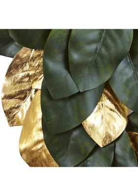 22 inch Golden Leaf Magnolia Wreath