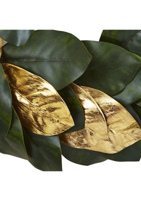 22 inch Golden Leaf Magnolia Wreath