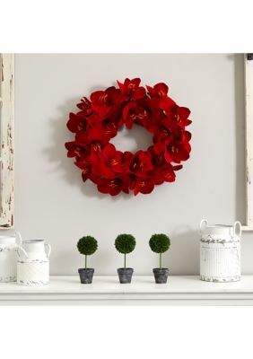 22 inch Amaryllis Wreath