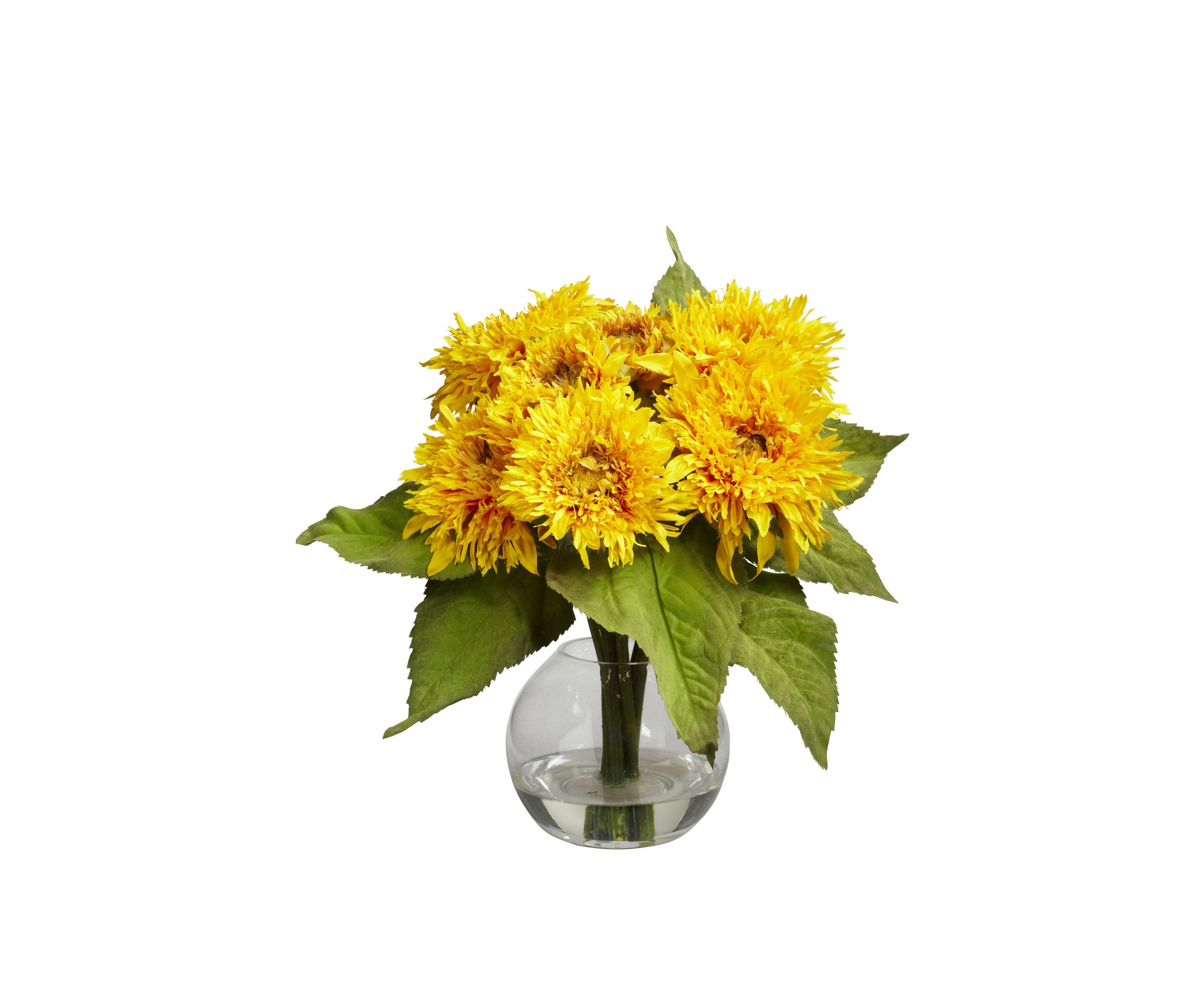 Golden Sunflower Arrangement