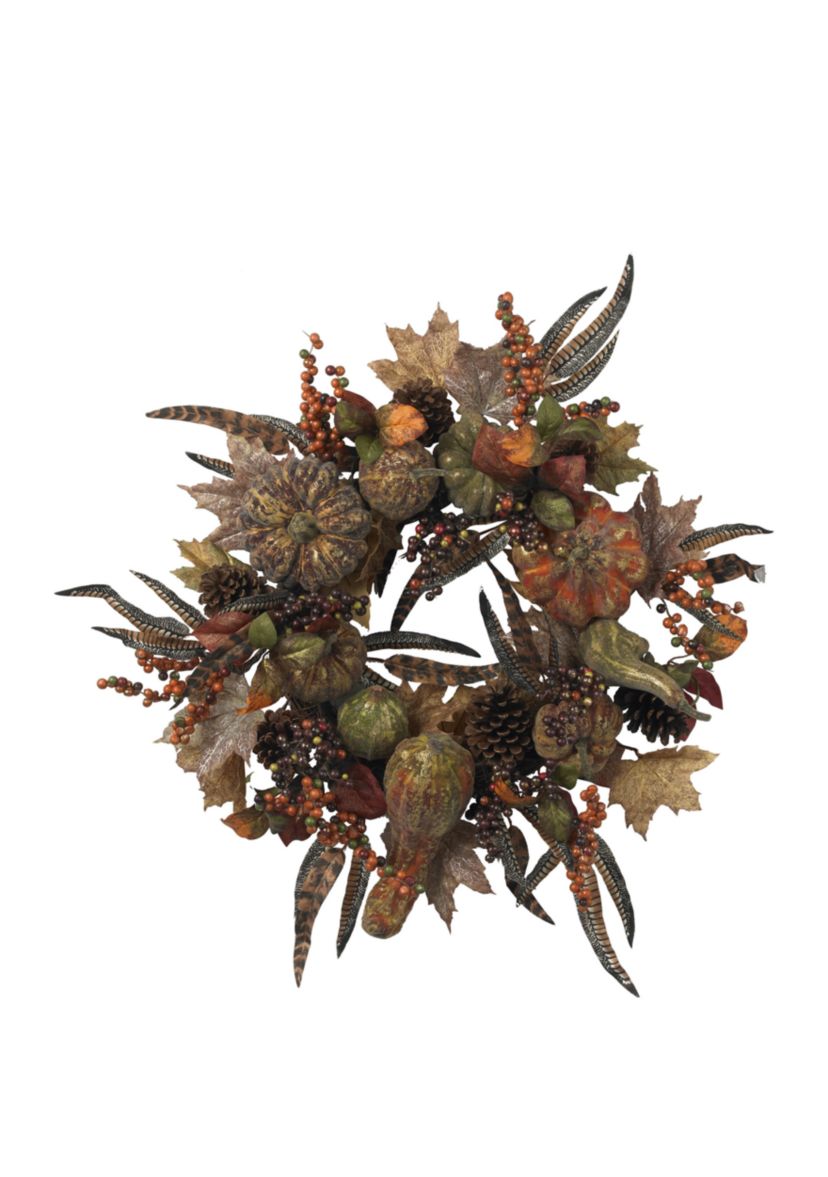 28 in Autumn Pumpkin Wreath