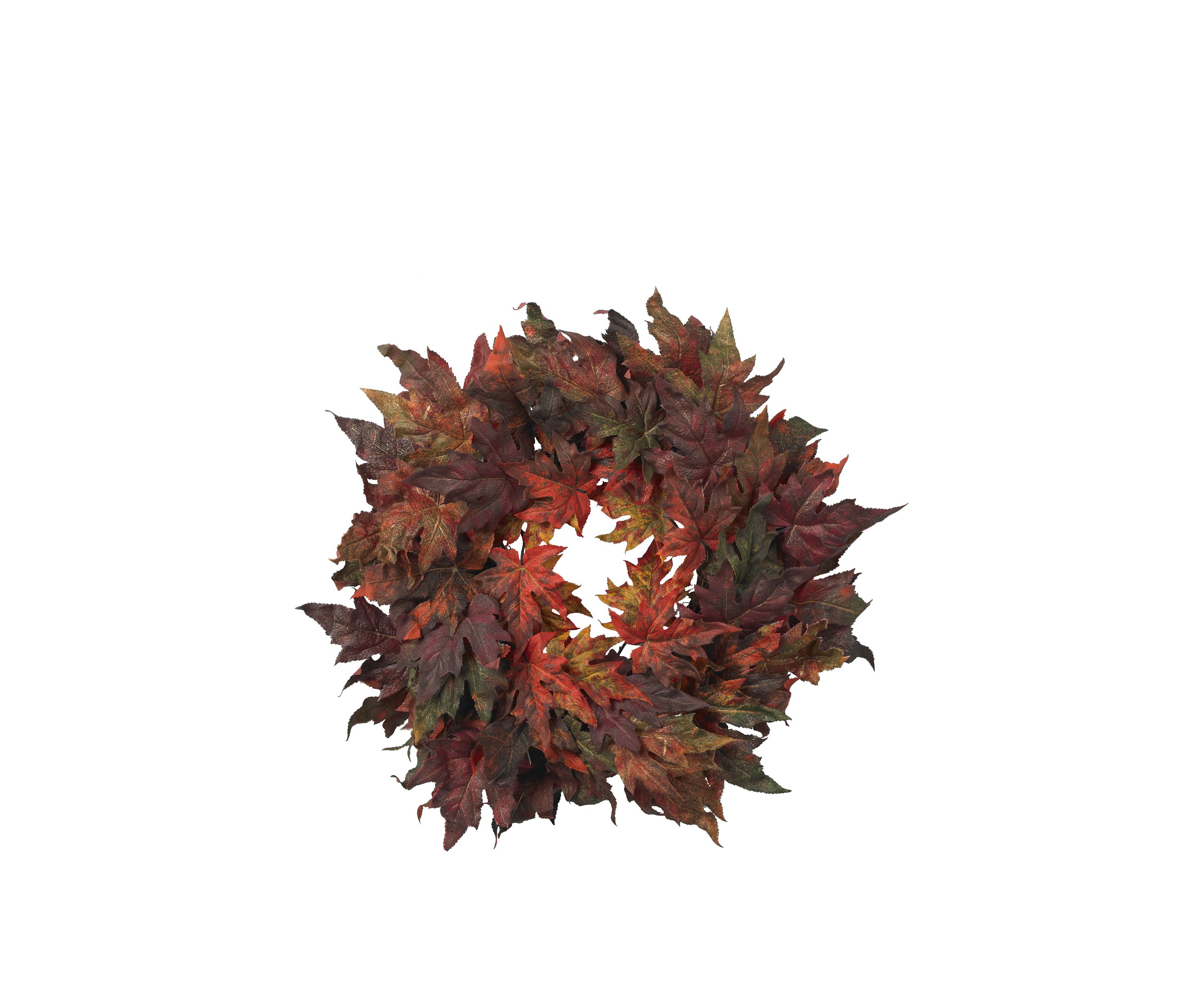 30 in Maple Leaf Wreath
