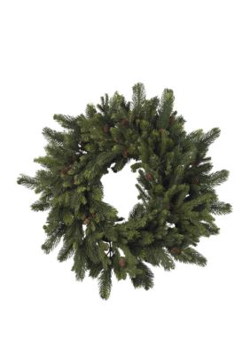 30 in Pine and Pinecone Wreath