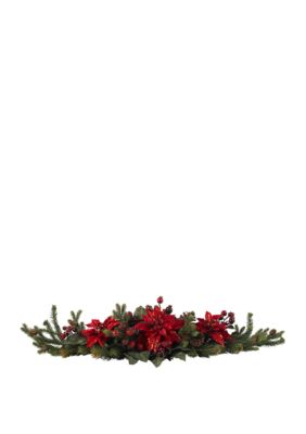 Poinsettia & Berry Centerpiece