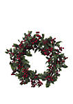 24 in Holly Berry Wreath