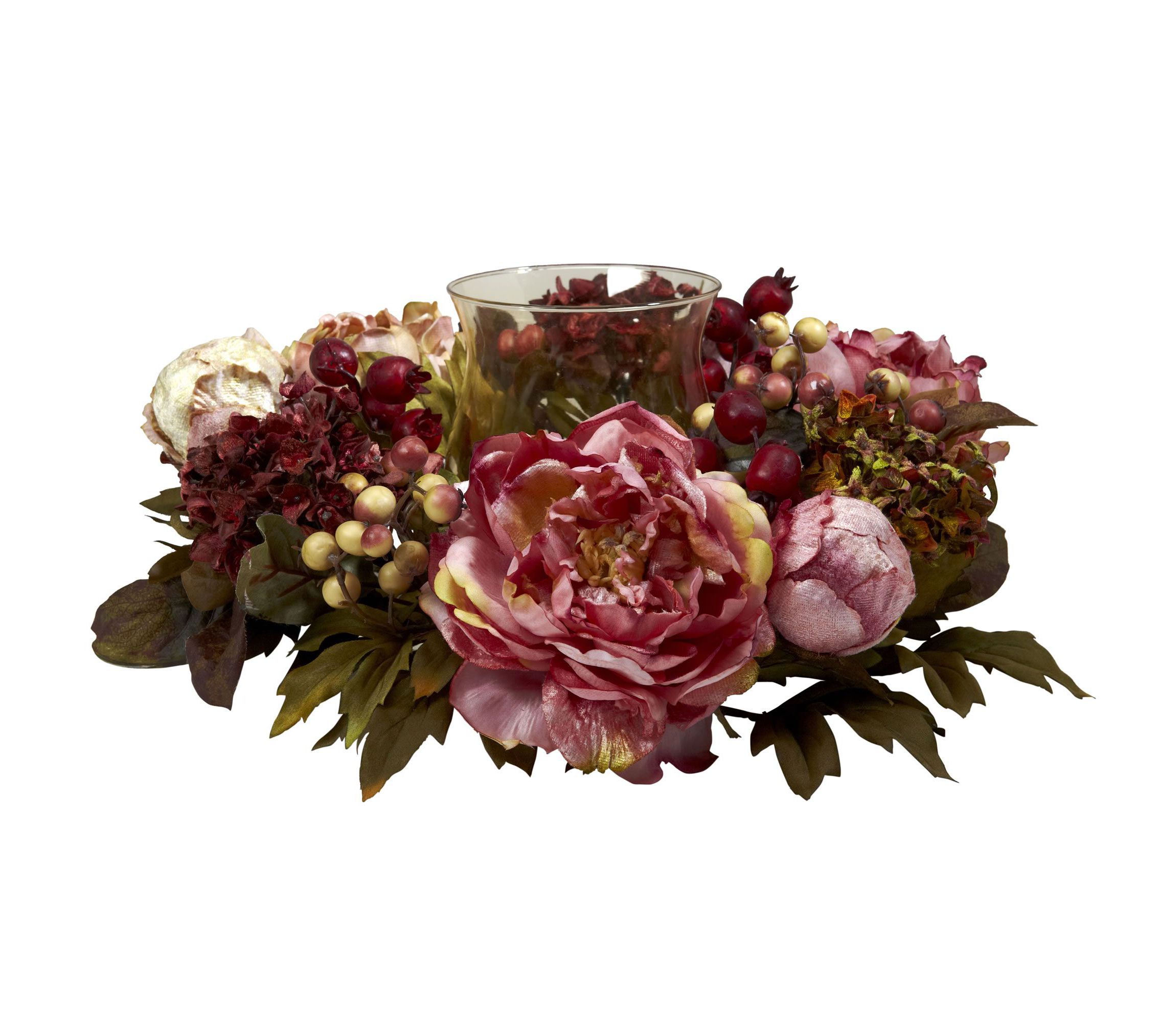 Peony Hydrangea Candelabrum