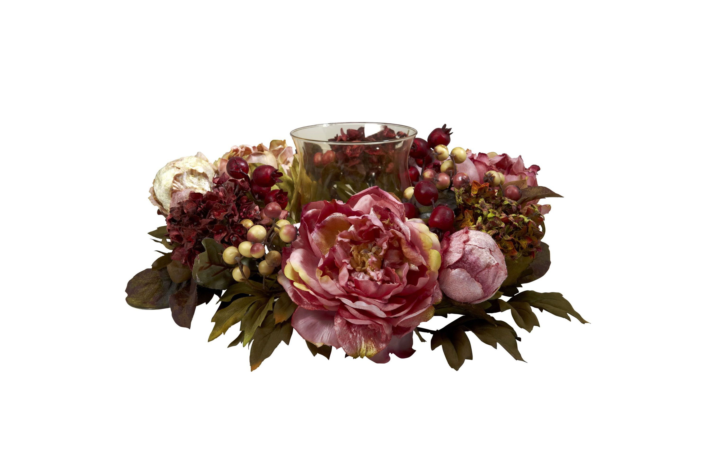 Peony Hydrangea Candelabrum