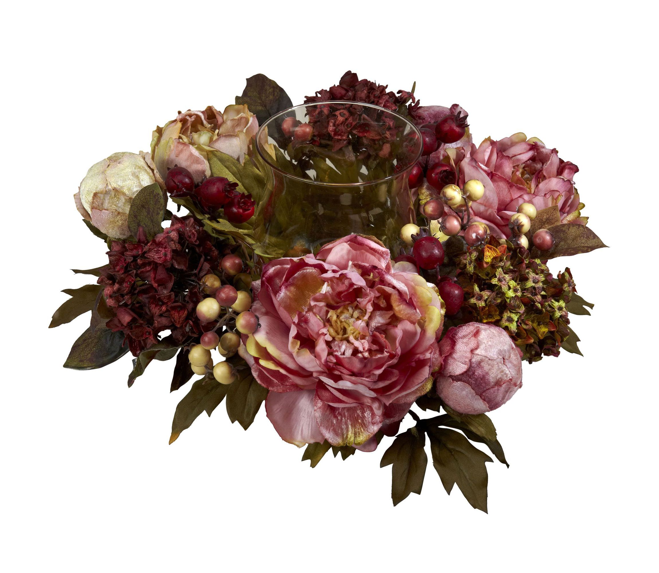 Peony Hydrangea Candelabrum
