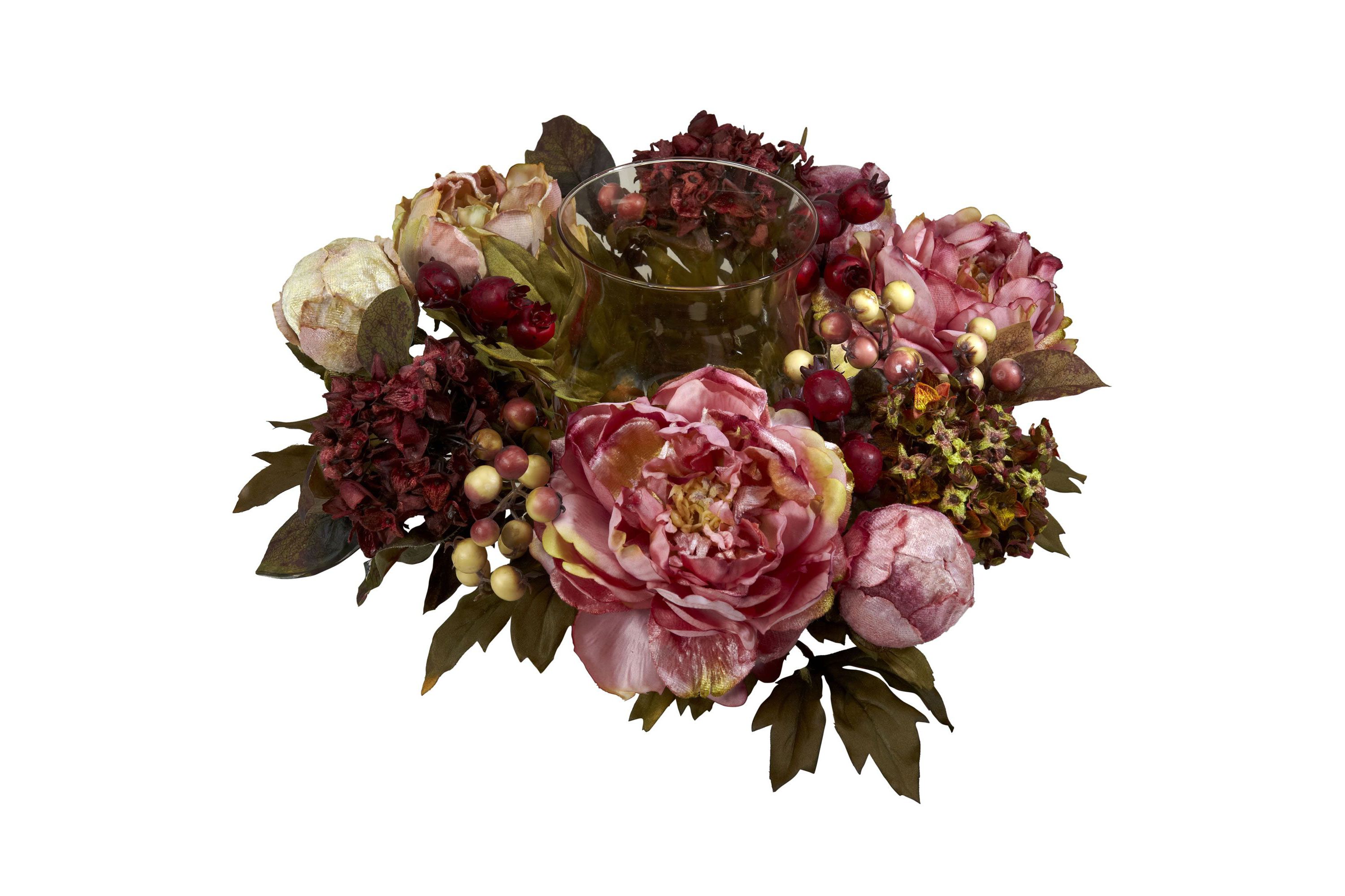 Peony Hydrangea Candelabrum