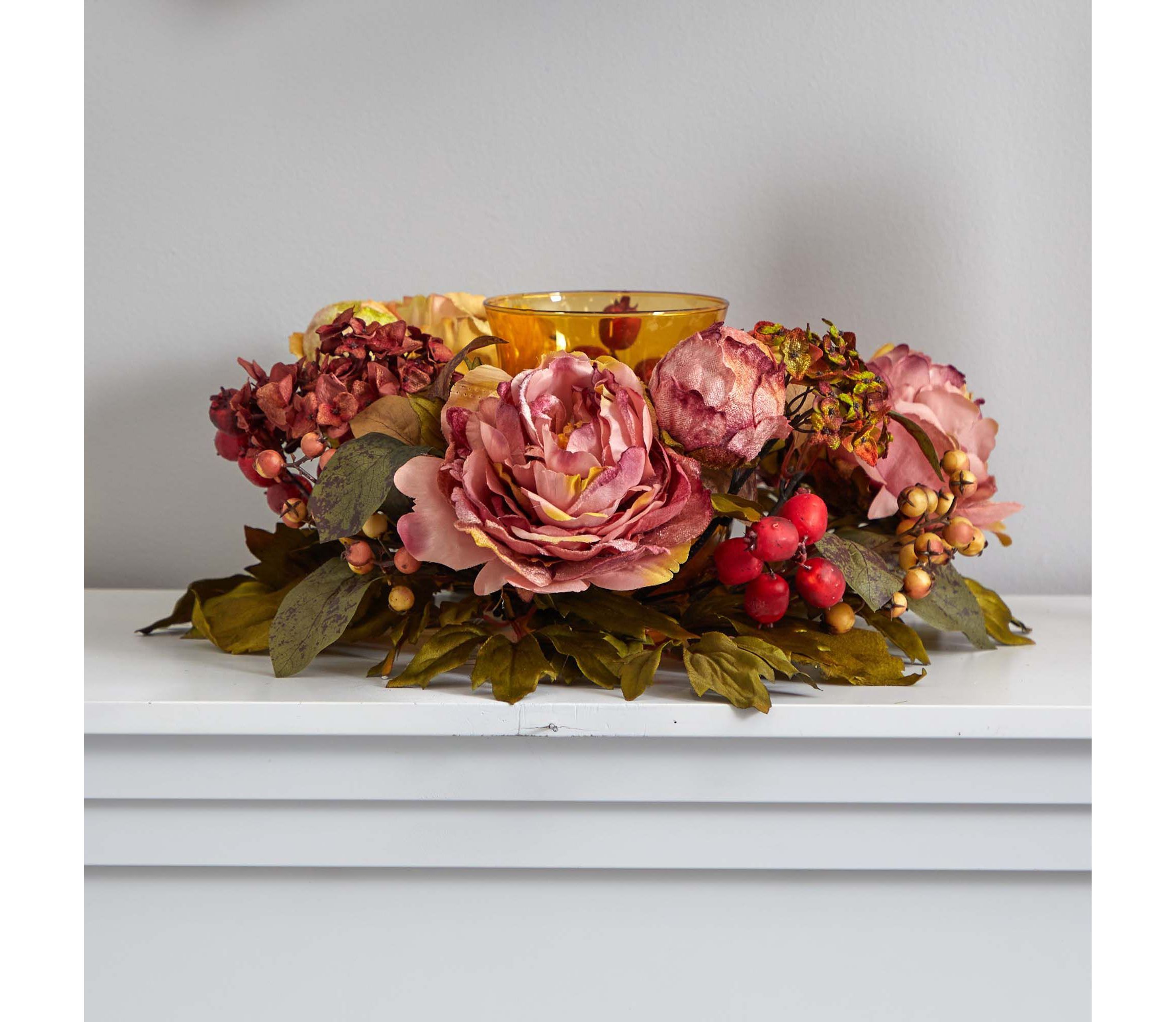 Peony Hydrangea Candelabrum