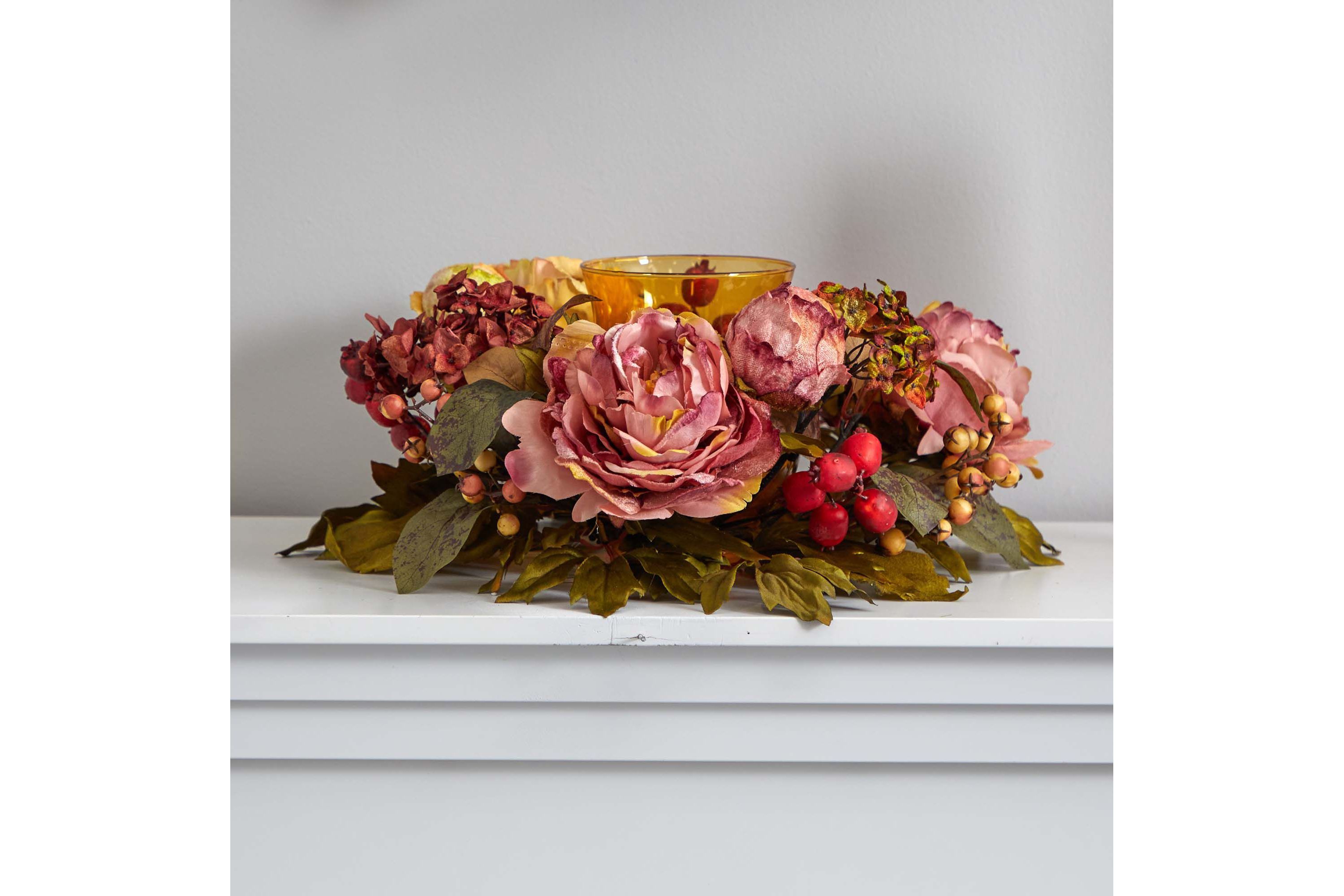 Peony Hydrangea Candelabrum